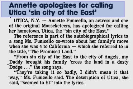Annetee Funicello Utica Sin City 1