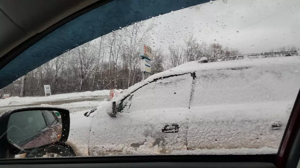 Car pulling into New Hartford Walmart. Photo Credit: Cindy McMullen